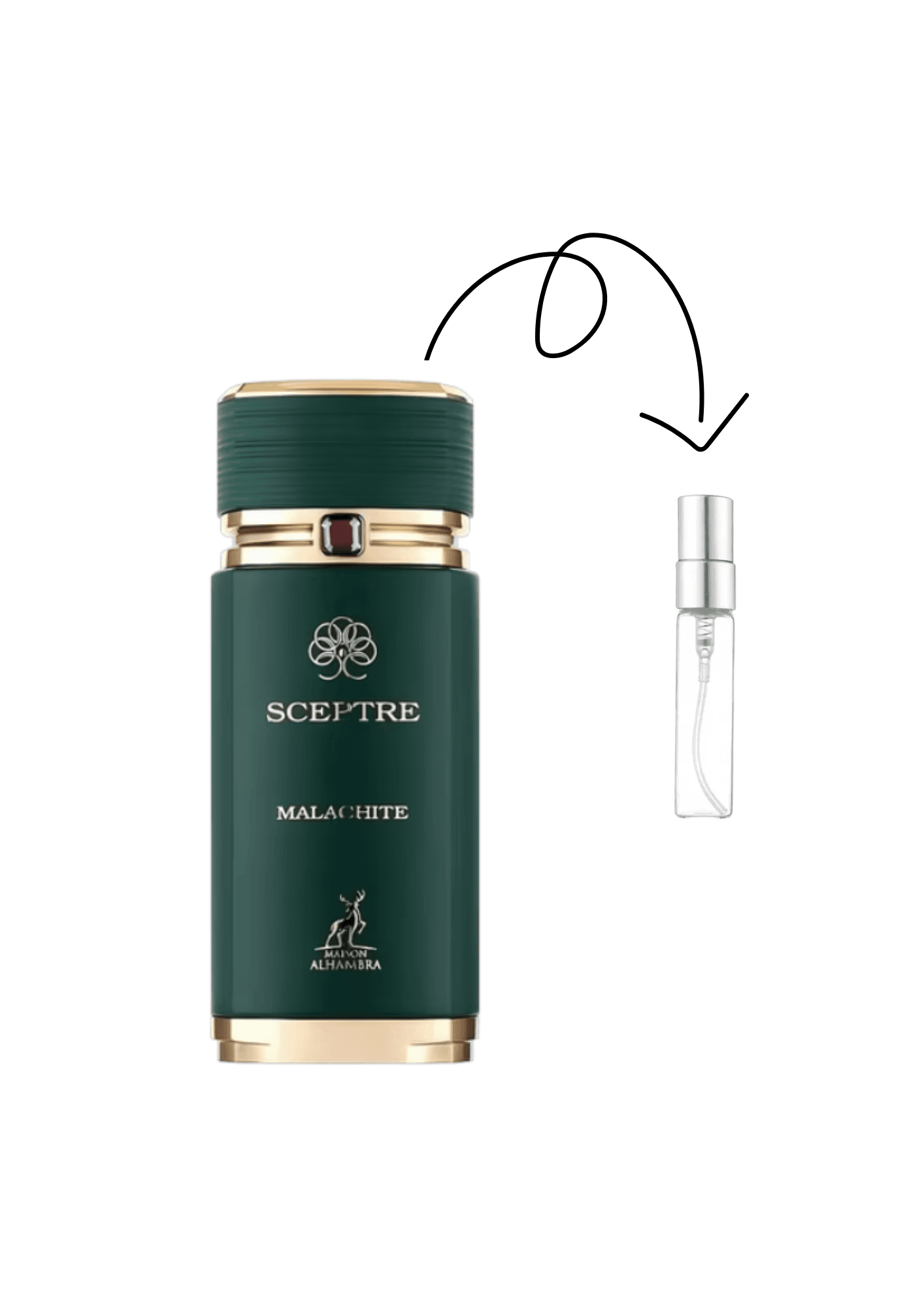 Maison Alhambra Sceptre Malachite